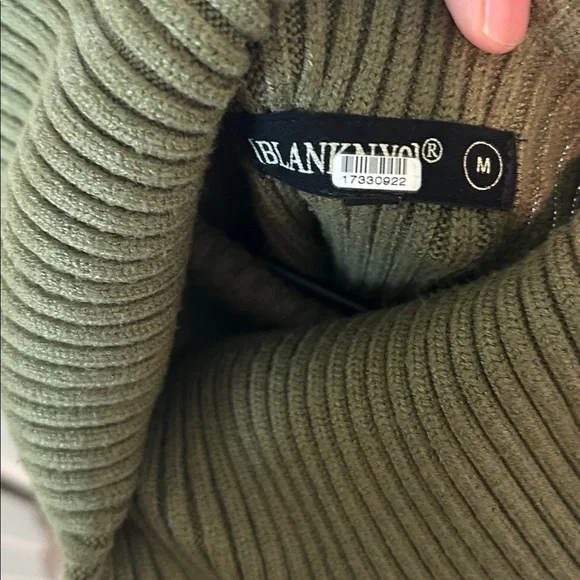 Blank NYC Sage Ribbed Knit Sweater Dress, Play Again Knit Dress - Picture 3 of 8